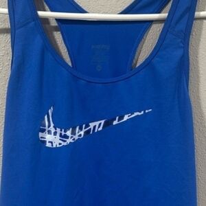BRAND NEW! Nike Women's Blue Tank Top with Graphic Logo NEVER WORN